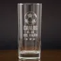 Regalos personalizados: Cristaler&iacute;a personalizada: Vaso de whisky alto para el as del bal&oacute;n