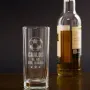 Regalos personalizados: Cristaler&iacute;a personalizada: Vaso de whisky alto para el as del bal&oacute;n