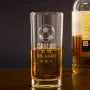 Regalos personalizados: Cristaler&iacute;a personalizada: Vaso de whisky alto para el as del bal&oacute;n