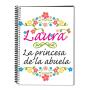 Regalos personalizados: Cuadernos: Cuaderno la princesa de la abuela