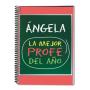 Regalos personalizados: Cuadernos: Cuaderno personalizado al mejor profe