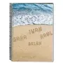 Regalos personalizados: Cuadernos: Cuaderno portada playa personalizada