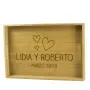 Regalos personalizados: Dise&ntilde;o y decoraci&oacute;n: Bandeja grabada para pareja