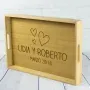 Regalos personalizados: Dise&ntilde;o y decoraci&oacute;n: Bandeja grabada para pareja