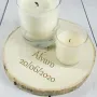 Regalos personalizados: Dise&ntilde;o y decoraci&oacute;n: Base de madera natural grabada