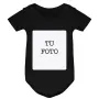 Regalos personalizados: Regalos con fotos: Body negro personalizado con tu foto