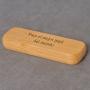 Regalos personalizados: Regalos con nombre: Bol&iacute;grafo de madera de bamb&uacute; grabado