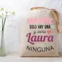 Regalos personalizados: Regalos con nombre: Bolsa tote bag personalizada 'Como mam&aacute; ninguna'
