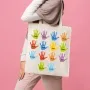 Regalos personalizados: Regalos con el dibujo de tus hijos: Bolsa tote personalizada 'Dejas huella' BIO