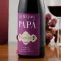 Regalos personalizados: Bebidas personalizadas: Botella de vino El mejor Pap&aacute;