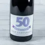 Regalos personalizados: Bebidas personalizadas: Botella de vino especial 40 a&ntilde;os