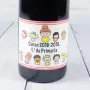 Regalos personalizados: Bebidas personalizadas: Botella de vino personalizada para profe