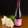 Regalos personalizados: Bebidas personalizadas: Botella de vino para mujer Gracias