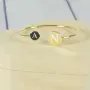 Regalos personalizados: Joyas personalizadas: Brazalete con iniciales grabadas