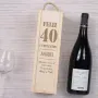 Regalos personalizados: Regalos con nombre: Caja botella de vino cumplea&ntilde;os