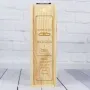 Regalos personalizados: Regalos con nombre: Caja botella de vino especial Bodas