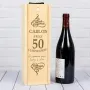 Regalos personalizados: Regalos con nombre: Caja botella de vino especial cumplea&ntilde;os