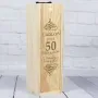 Regalos personalizados: Regalos con nombre: Caja botella de vino especial cumplea&ntilde;os