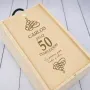 Regalos personalizados: Regalos con nombre: Caja botella de vino especial cumplea&ntilde;os