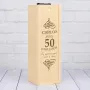 Regalos personalizados: Regalos con nombre: Caja botella de vino especial cumplea&ntilde;os