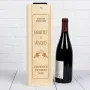 Regalos personalizados: Regalos con nombre: Caja botella de vino para Bodas