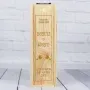 Regalos personalizados: Regalos con nombre: Caja botella de vino para Bodas