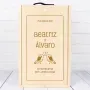 Regalos personalizados: Regalos con nombre: Caja botella de vino para Bodas