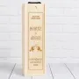 Regalos personalizados: Regalos con nombre: Caja botella de vino para Bodas