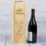 Regalos personalizados: Regalos con nombre: Caja botella de vino para el mejor novio