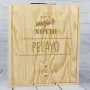 Regalos personalizados: Regalos con nombre: Caja botella de vino para el mejor novio