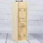 Regalos personalizados: Regalos con nombre: Caja botella de vino para jubilaci&oacute;n