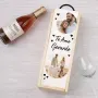 Regalos personalizados: Regalos con fotos: Caja botella de vino personalizada corazones