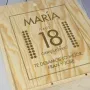 Regalos personalizados: Regalos con nombre: Caja botellas de vino 'cumplea&ntilde;os'
