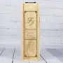 Regalos personalizados: Regalos con nombre: Caja de botella de vino para cumplea&ntilde;os