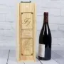 Regalos personalizados: Regalos con nombre: Caja de botella de vino para cumplea&ntilde;os