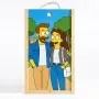 Regalos personalizados: Regalos con fotos: Caja de madera para vino personalizada con foto retrato IA
