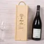 Regalos personalizados: Regalos con nombre: Caja de madera personalizada con texto