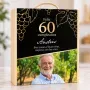Regalos personalizados: Kits regalo: Caja de madera personalizada Cumplea&ntilde;os con vino Cune y copas