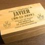 Regalos personalizados: Regalos con nombre: Caja de recuerdos en madera grabada