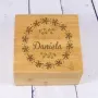 Regalos personalizados: Regalos con nombre: Caja de t&eacute; de madera grabada en Bamb&uacute;