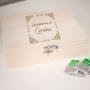 Regalos personalizados: Regalos con nombre: Caja de t&eacute; grabada