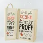Regalos personalizados: Regalos con nombre: Caja madera personalizada 'Felices Vacaciones'