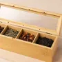 Regalos personalizados: Madera personalizada: Caja para T&eacute; e Infusiones de Bamb&uacute;