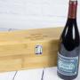 Regalos personalizados: Bebidas personalizadas: Caja sumiller Bamb&uacute; grabada con vino personalizado