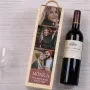 Regalos personalizados: Regalos con fotos: Caja vino personalizada con fotos y texto