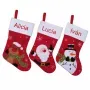 Regalos personalizados: Dise&ntilde;o y decoraci&oacute;n: Calcet&iacute;n Navide&ntilde;o rojo bordado