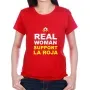 Regalos personalizados: Camisetas personalizadas: Camiseta Divertida Real Woman para futboleras