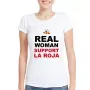 Regalos personalizados: Camisetas personalizadas: Camiseta Divertida Real Woman para futboleras