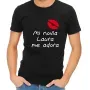 Regalos personalizados: Camisetas personalizadas: Camiseta mi novia me adora personalizada