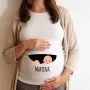 Regalos personalizados: Camisetas personalizadas: Camiseta personalizada 'Beb&eacute; asoma'